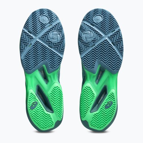 Încălțăminte de padel pentru bărbați Asics Sonicmash FF saba blue/vital green