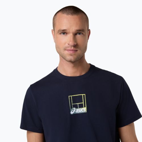 Tricou de alergare pentru bărbați ASICS Court Core Graphic midnight