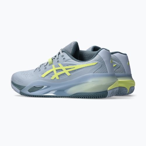 Încălțăminte de tenis pentru bărbați ASICS Gel-Resolution X Clay grey blue/pistachio