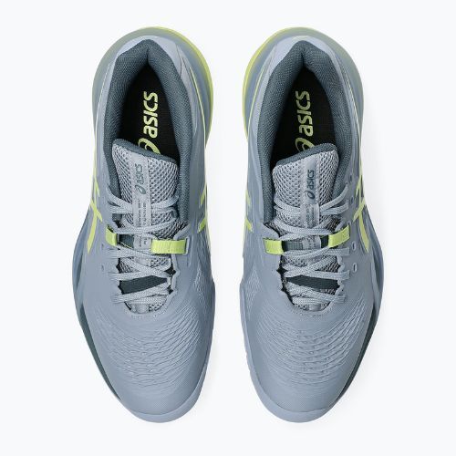 Încălțăminte de tenis pentru bărbați ASICS Gel-Resolution X grey blue/pistachio