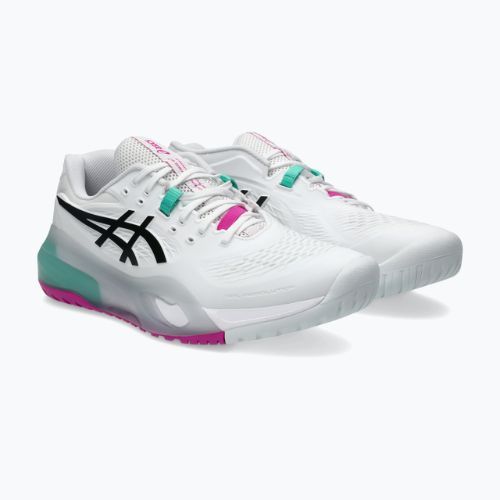 Încălțăminte de tenis pentru bărbați ASICS Gel-Resolution X white/aurora green