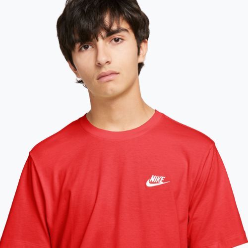 Tricou pentru bărbați Nike Sportswear Club university red/white
