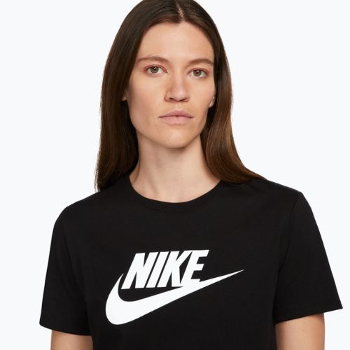 Tricou pentru femei Nike Sportswear Club Essentials Logo black/white