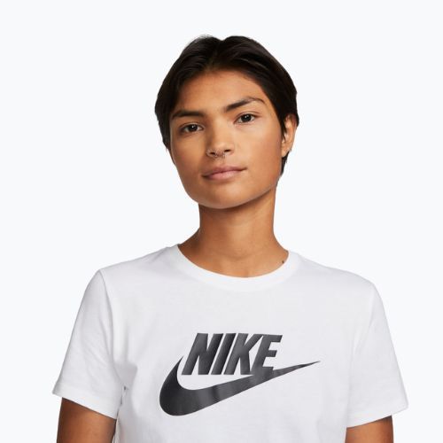 Tricou pentru femei Nike Sportswear Club Essentials Logo white/black