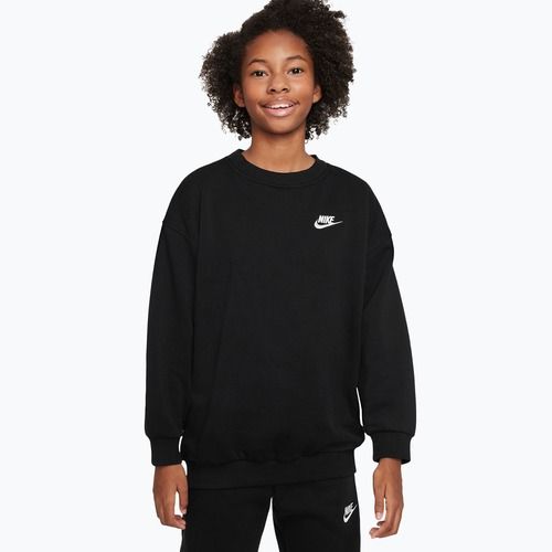 Bluză pentru copii Nike Sportswear Club Fleece university black/white