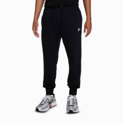 Pantaloni pentru bărbați Nike Club French Terry Joggers black/black/white