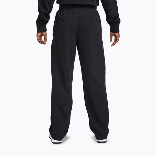 Pantaloni pentru bărbați Nike Sportswear Club Knit Open-Hem black/white
