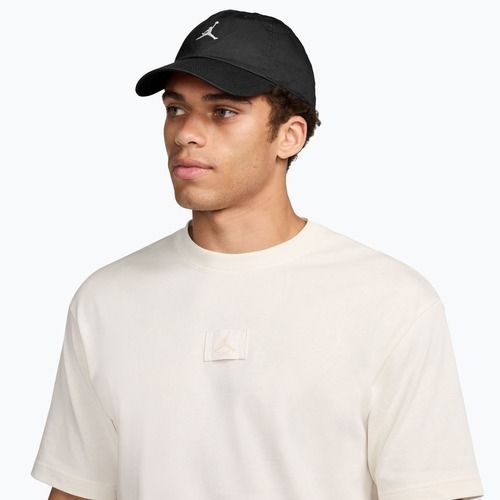 Șapcă  Jordan Club Unstructured Curved-Bill black/white