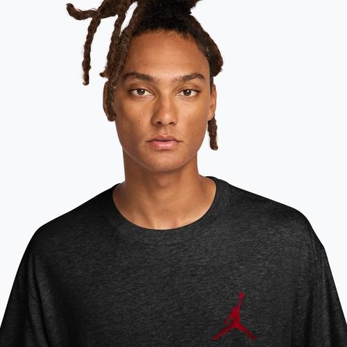 Tricou pentru bărbați  Jordan black/gym red
