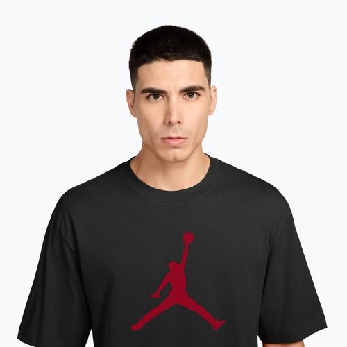 Tricou pentru bărbați  Jordan black/gym red