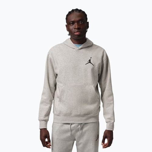 Bluză pentru bărbați Nike Jordan Pullover Hoodie grey heather/black