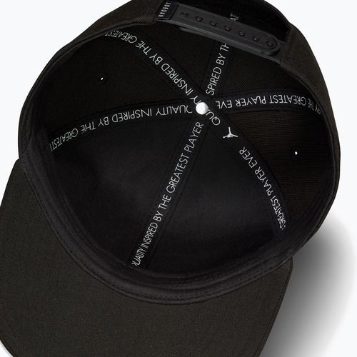 Șapcă Jordan Rise Structured Curved-Bill black/white