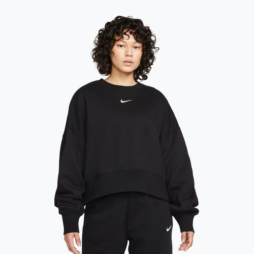 Bluză pentru femei Nike Sportswear Phoenix Fleece Oversized black/sail