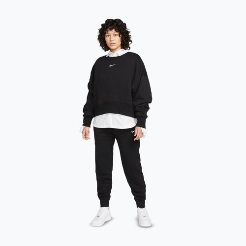 Bluză pentru femei Nike Sportswear Phoenix Fleece Oversized black/sail