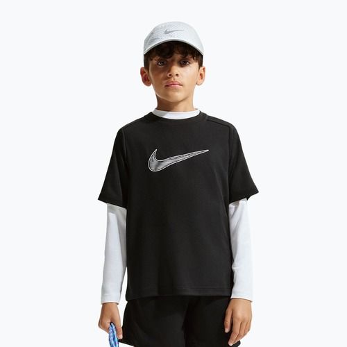 Tricou pentru copii Nike Multi Dri-Fit black/white