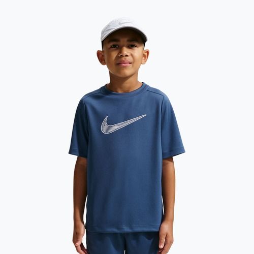 Tricou pentru copii Nike Multi Dri-Fit mystic navy/white