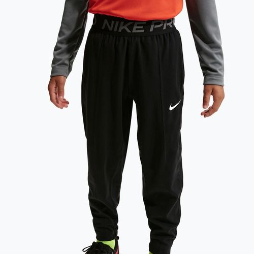 Pantaloni pentru copii Nike Pro Dri-Fit black/smoke grey/white