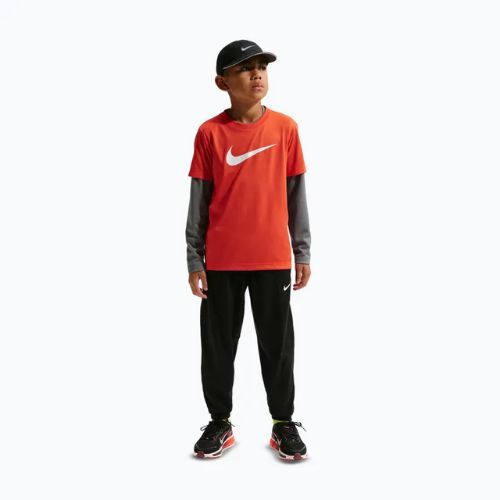 Pantaloni pentru copii Nike Pro Dri-Fit black/smoke grey/white