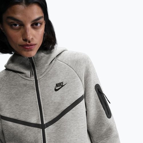 Bluză pentru femei Nike Sportswear Tech Fleece Windrunner dark grey heather/black