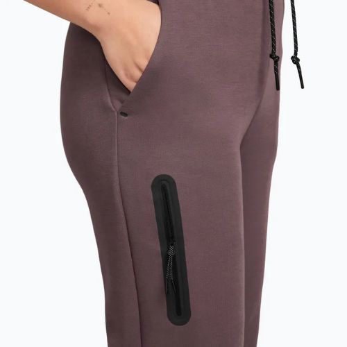 Pantaloni pentru femei Nike Sportswear Tech Fleece Mid-Rise tattoo/black