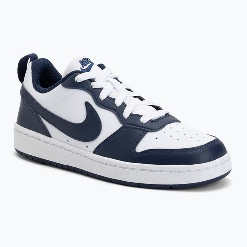 Încălțăminte pentru copii Nike Court Borough Low Next Bloom white/white/midnight navy