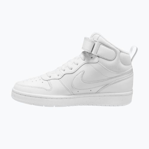 Încălțăminte pentru copii Nike Court Borough Mid 2 white/white/white