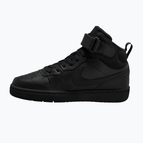 Încălțăminte pentru copii Nike Court Borough Mid 2 black/black/black