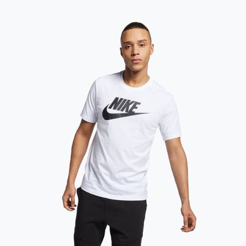 Tricou pentru bărbați Nike Sportswear white/black