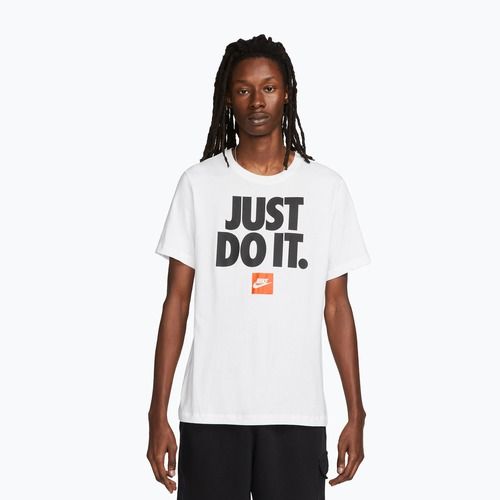 Tricou pentru bărbați Nike Sportswear white/black