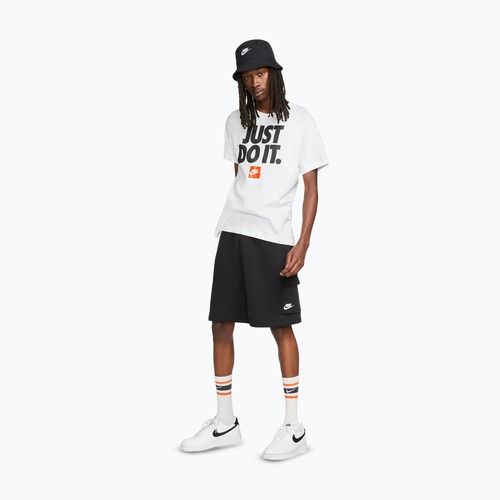Tricou pentru bărbați Nike Sportswear white/black