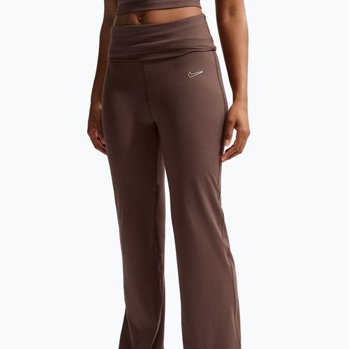 Pantaloni pentru femei Nike Flared light chocolate