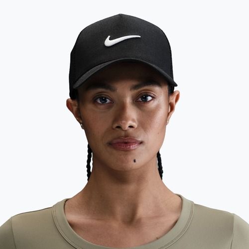 Șapcă pentru bărbați Nike Rise Structured Trucker black/black/white