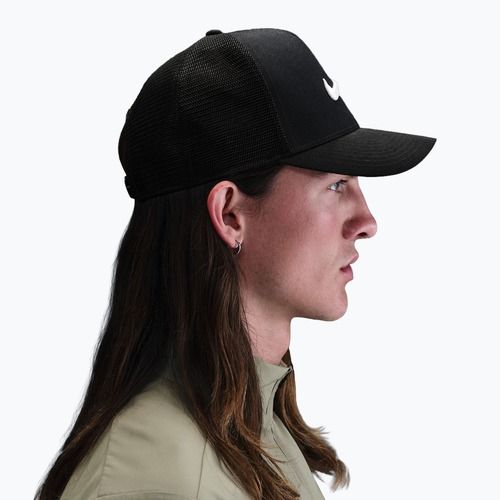 Șapcă pentru bărbați Nike Rise Structured Trucker black/black/white