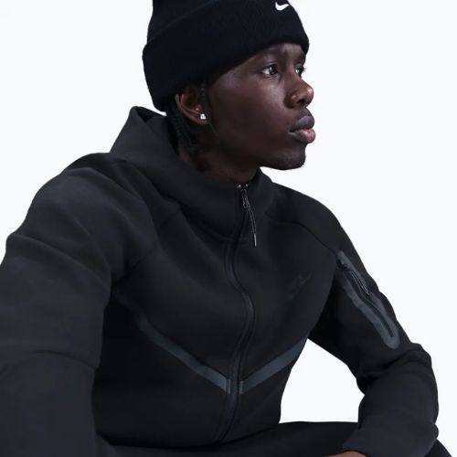 Bluză pentru bărbați Nike Tech Windrunner Full Zip cave black/black