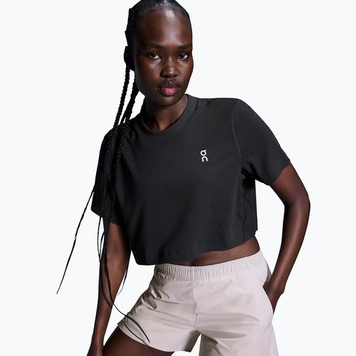 Tricou de antrenament pentru femei On Train-T Crop black