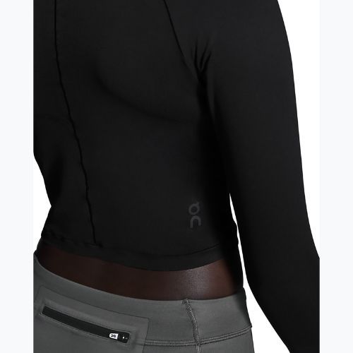 Bluză de antrenament cu mânecă lungă pentru femei On Studio Long-T Crop black