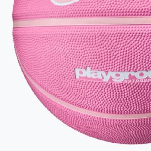 Minge de baschet Nike Everyday Playground 8P Deflated playful pink/pink foam/white/pink foam mărime 5