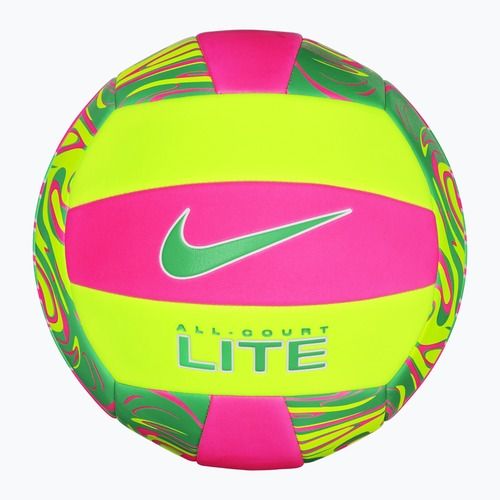 Minge de volei Nike All Court Lite Volleyball hyper pink/volt/green shock mărimea 5