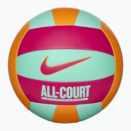 Minge de volei Nike All Court Volleyball bright ceramic/bleached turquoise/rush pink mărimea 5