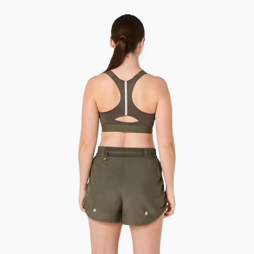 Sutien de antrenament ASICS Road Combination Zip dark olive
