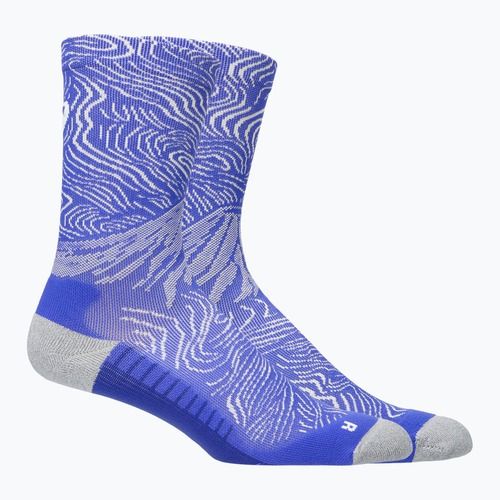 Șosete ASICS Fujitrail Graphic Crew cobalt burst/cream