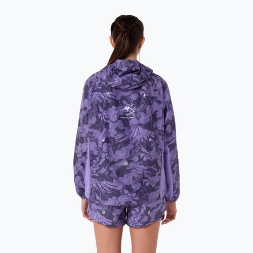 Geacă de alergare pentru femei ASICS Fujitrail Packable amethyst