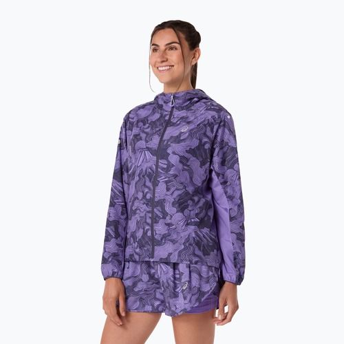 Geacă de alergare pentru femei ASICS Fujitrail Packable amethyst