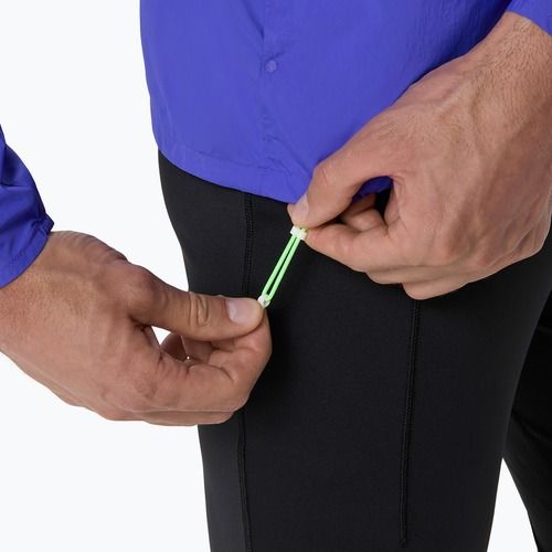 Tricou de alergare pentru bărbați ASICS Road All Over Print Singlet cobalt burst/illuminate green