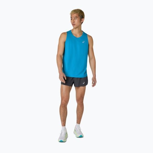 Tricou de alergare pentru bărbați ASICS Core Singlet Aegean Blue