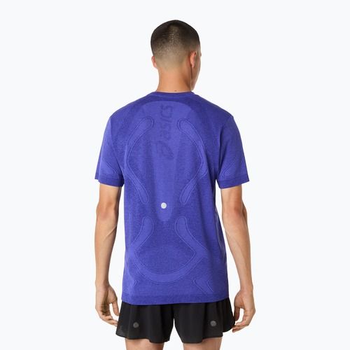 Longsleeve de alergare pentru bărbați ASICS Road Seamless LS cobalt burst/eggplant