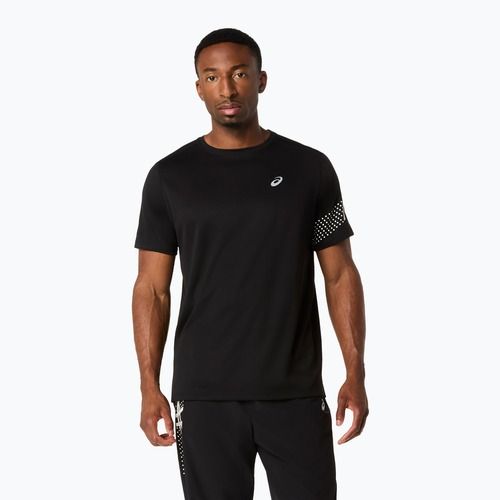 Tricou de alergare pentru bărbați ASICS Icon SS performance black/cream
