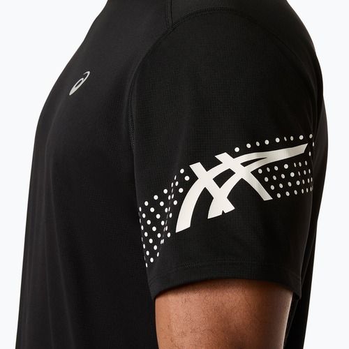 Tricou de alergare pentru bărbați ASICS Icon SS performance black/cream