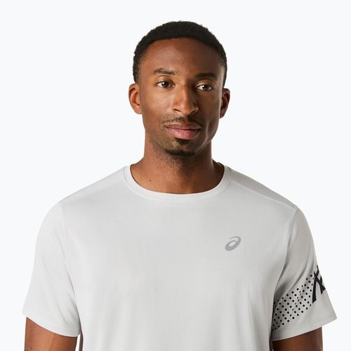 Tricou de alergare pentru bărbați ASICS Icon SS cloud grey/midnight