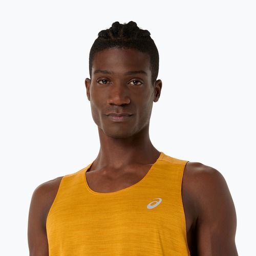 Tricou de alergare pentru bărbați ASICS Road Singlet yamabuki yellow